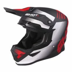 Casque SHOT Furious Brush Trust Black Red Matt
