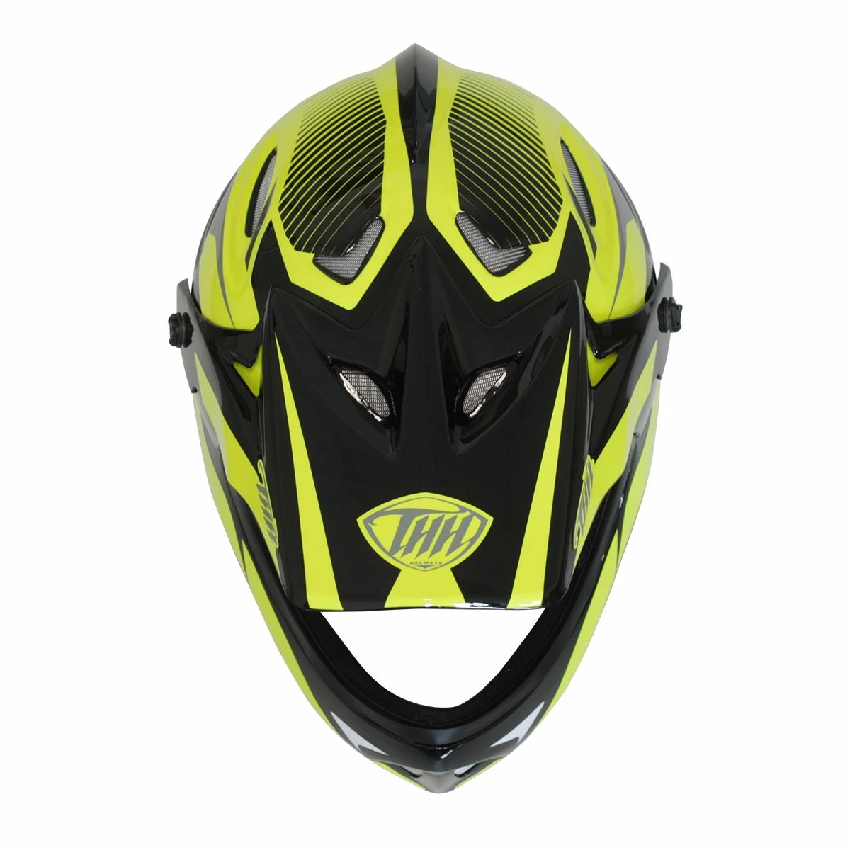Casque THH S.2 V.2 Gloss Black / Neon Yellow 2 Casque THH S.2 V.2 Gloss Black / Neon Yellow – Image 2