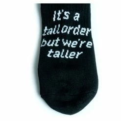 Chaussettes TALL ORDER It’s Tall Order Black -équipement vélo Soldes chaussettes tall order it s a tall order black 1
