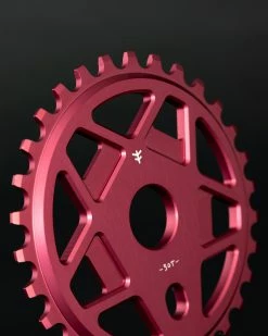 Couronne FLYBIKES Tractor TT -équipement vélo Soldes couronne flybikes tractor Flat Red