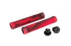 Poignées ECLAT Octa 11 Poignées ECLAT Octa -équipement vélo Soldes eclat OCTA grip bllack red swirl low res