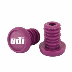 Bar Ends ODI PC Push In -équipement vélo Soldes embouts odi plush in purple