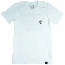 Tee Shirt FEDERAL Script Logo White -équipement vélo Soldes federal bikes script shirt front 1 1024x1024