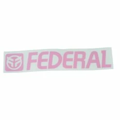 Sticker FEDERAL 170mm Die Cut -équipement vélo Soldes federal bmx die cut pastel pink logo sticker 1 1024x1024