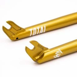 Total-BMX Fourche TOTAL BMX TWS Mark Webb 28 Gold Metallic -équipement vélo Soldes fourche total tws gold 1