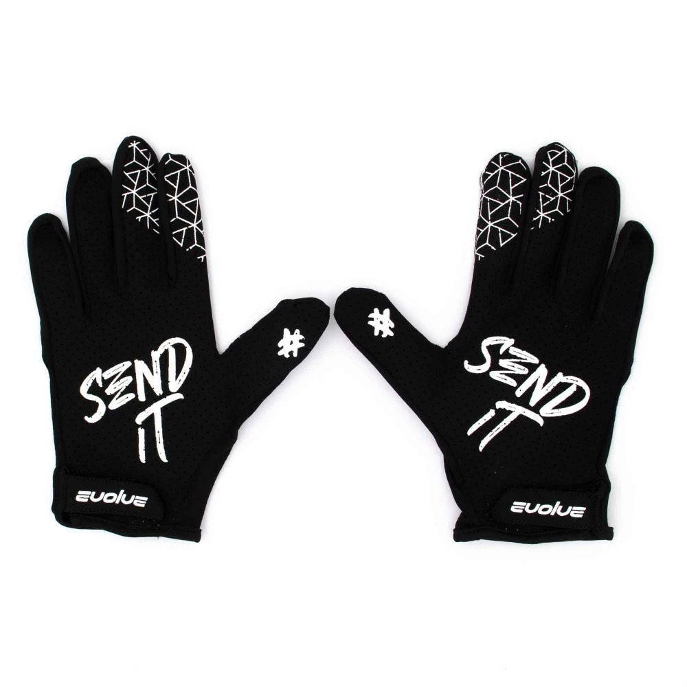 Gants EVOLVE Send It Black / White 3 Gants EVOLVE Send It Black / White – Image 3