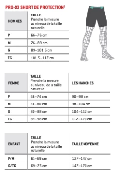 Short G-FORM Pro-X3 Kids Protection 5 Short G-FORM Pro-X3 Kids Protection -équipement vélo Soldes guide de tailleShort G FORM Pro X3 Protection 2