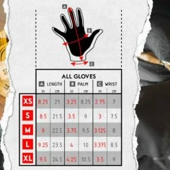 Gants SHADOW Conspire SUBROSA Speedwolf -équipement vélo Soldes guide taille gants shadow conspire size chart 6