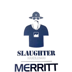 Guidon MERRITT Slaughter 4 Pcs 9.25″ -équipement vélo Soldes logo slaughter bar guidon merritt