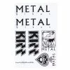Pack Stickers METAL Collectors Kizz Sheet Grey / Black