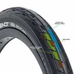 Pneu TIOGA Fastr React BLK LBL S-Spec Souple 20″ X 1.75 -équipement vélo Soldes pneu tioga fastr react blk lbl souple 1