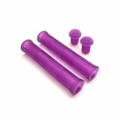 Poignées STRANGER Caleb Quanbeck Kraton -équipement vélo Soldes poignees stranger caleb quanbeck kranton day trans purple