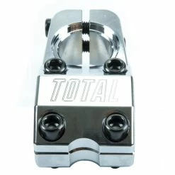 Total-BMX Potence TOTAL BMX Team V.3 Top Load 50mm -équipement vélo Soldes potence total team v3 top load chrome 1