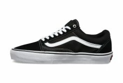 Chaussures VANS Old Skool PRO Noir / Blanc -équipement vélo Soldes products 5878b5683343a