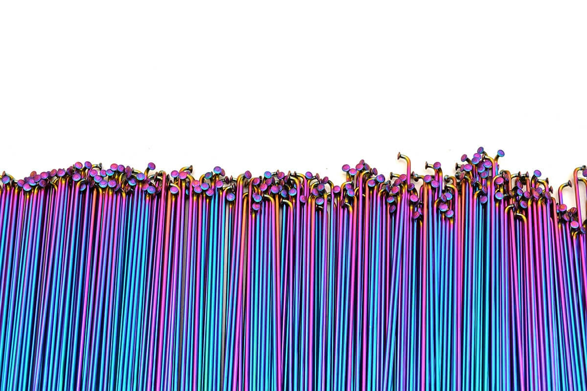 LES TROIS ROUX Pack LTR De 20 Rayons Rainbow / Oil Slick 3 LES TROIS ROUX Pack LTR De 20 Rayons Rainbow / Oil Slick – Image 3