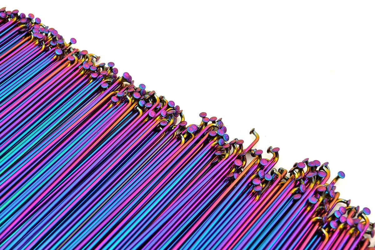 LES TROIS ROUX Pack LTR De 20 Rayons Rainbow / Oil Slick 2 LES TROIS ROUX Pack LTR De 20 Rayons Rainbow / Oil Slick – Image 2