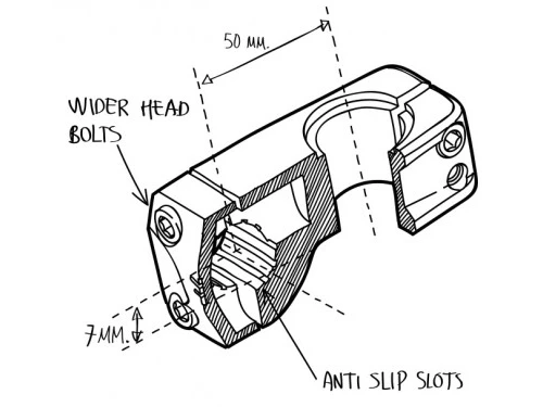 Potence FLYBIKES Volcano FL Front Load 2 Potence FLYBIKES Volcano FL Front Load – Image 2
