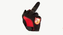 Gants Biltwell X S&M Shield Black / Red -équipement vélo Soldes products SMglove thefinger preview 980x551 1