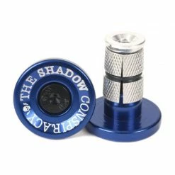 Bar Ends SHADOW Deadbolt Alu -équipement vélo Soldes products embouts guidon bmx shadow deadbolt alu blue