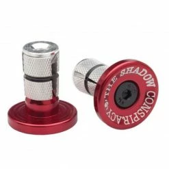 Bar Ends SHADOW Deadbolt Alu -équipement vélo Soldes products embouts guidon bmx shadow deadbolt alu rouge