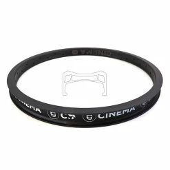 Roue CINEMA VX2 Avant – 777 + 2 Guards -équipement vélo Soldes products jante cinema 777 v2 20 black 1
