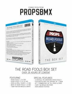 Blu Ray PROPS Box Road Fools Set -équipement vélo Soldes products roadfools boxset