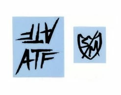 S&amp;M Pack Stickers S&M Cadre ATF Black (x2)