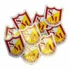 S&amp;M Pack Stickers S&M Small Made In USA Shields (x10)