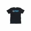 Tee Shirt GSPORT Brand Black / Blue