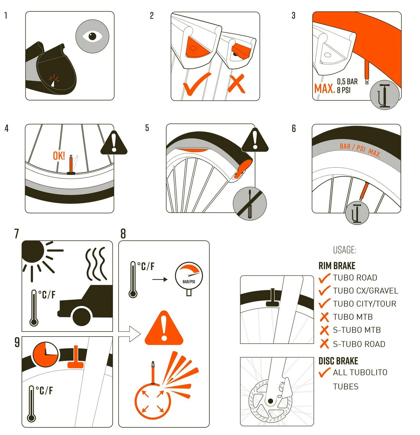 Chambre à Air TUBOLITO BMX 22-24“” X 1.5 – 2.5 Schrader 2 Chambre à Air TUBOLITO BMX 22-24“” X 1.5 – 2.5 Schrader – Image 2