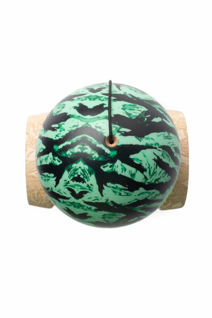 Kendama SWEETS KENDAMAS Mint Tiger Camo Strip Model Boost “Cushion” 4 Kendama SWEETS KENDAMAS Mint Tiger Camo Strip Model Boost “Cushion” – Image 4