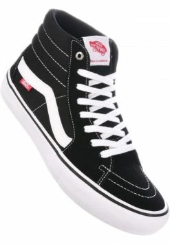 Chaussures VANS SK8 Hi PRO Noir / Blanc -équipement vélo Soldes vans SK8 Hi Pro BMX