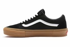 Chaussures VANS Skate Old Skool PRO Noir / Gum -équipement vélo Soldes vans old skool noir gum 2