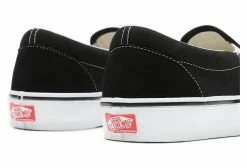 Chaussures VANS Skate Slip On PRO Black / White -équipement vélo Soldes vans slip on skate pro Black White 2